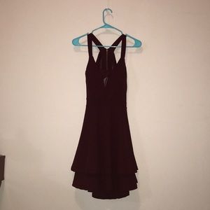Homecoming Dress (Burgandy)